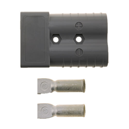 QC-124108 2/0 AWG GRAY SB CONNECTOR CRIMP KIT 1 HOUSING 2 CONTACTS 350 AMP