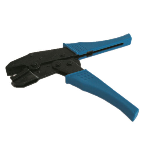HT-20594 RATCHET CONTROLLED CRIMPER FOR INSULATED FLAG CONNECTORS 22-14 AWG