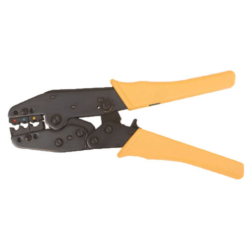 HT-20595 9 RATCHET CONTROLLED CRIMPER FOR INSULATED FEMALE QUICK DISCONNECT CONNECTORS 22-10 AWG