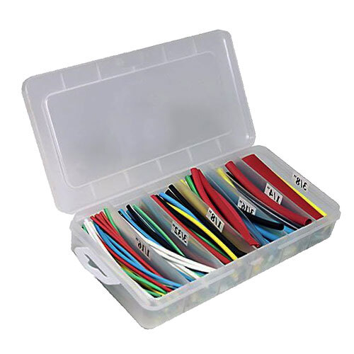 KIT-5990-160 MULTI DUAL WALL ADHESIVE LINED MULTI COLOR HEAT SHRINK TUBING BOX KIT 2:1 HEAT SHRINK RATIO