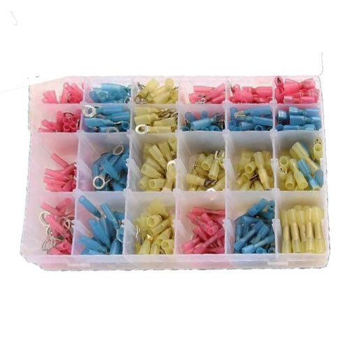 KIT-5990-480HSP 480 PIECE HEAT SHRINK CONNECTOR ASSORTMENT KIT 9 X 13 PLASTIC DRAWER