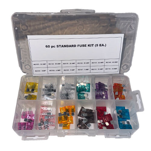 KIT-ATC60 60 PIECE ATC/ATO STANDARD FUSE KIT PLASTIC DRAWER