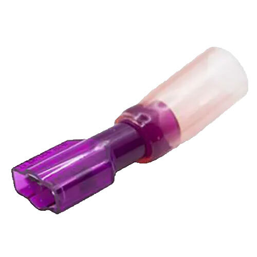 2218HSNXQCM250F-25 22-18 AWG NYAX HEAT SHRINK CRIMP AND SEAL FULLY INSUL MALE QUICK CONNECT .250 TAB WIDTH PACK/25