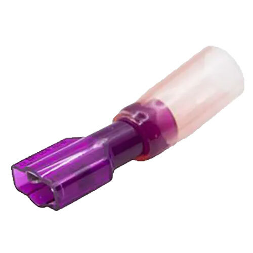 2218HSNXQCF250F-25 22-18 AWG NYAX HEAT SHRINK CRIMP AND SEAL FULLY INSUL FEMALE QUICK CONNECT .250 TAB WIDTH PACK/25