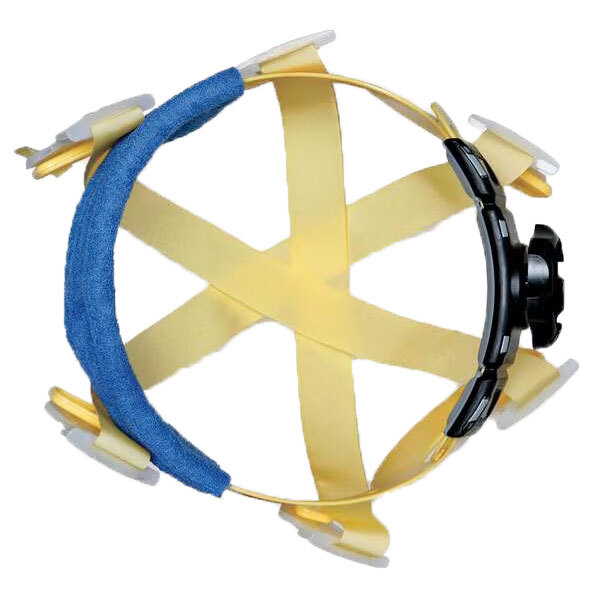 PPE-AG-BULRS6RC BULLARD YELLOW SEAMLESS WOVEN NYLON FLEX-GEAR REPLACEMENT 6 POINT RATCHET SUSPENSION