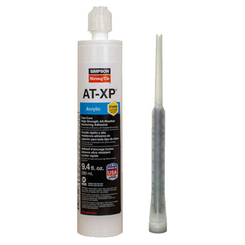 SIM-AT-XP10 SIMPSON AT-XP HIGH STRENGTH ACRYLIC ADHESIVE WITH NOZZLE 9.4 OZ