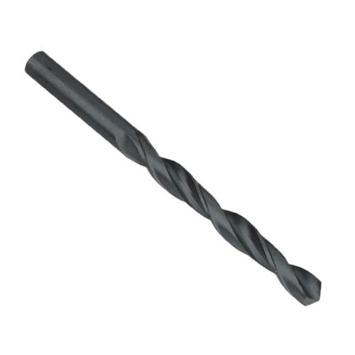 DWDTLF #F HSS BLACK OXIDE 118 DEGREE CONVENTIONAL POINT TAPER LENGTH DRILL BIT ROUND SHANK