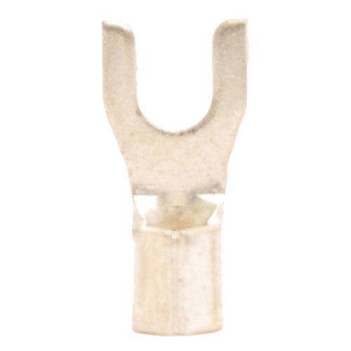 2218UNBSC8B 22-18 AWG UNINSULATED BRAZED SEAM BLOCK SPADE CONNECTOR WITH #8 STUD