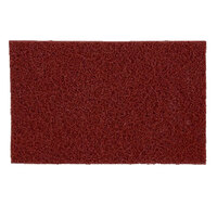 3M SCOTCH-BRITE 7447B HAND PAD 04229 - VERY FINE GRADE 9 IN X 6 IN MAROON - ALUMINUM OXIDE