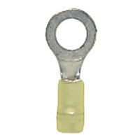 12-10 AWG NYLON INSULATED RING CONNECTOR WITH 1/4 STUD 25/PACK