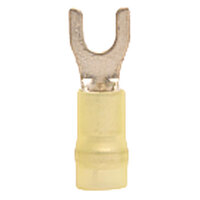 12-10 AWG 3-PIECE WITH SLEEVE NYLON INSULATED SPADE CONNECTOR WITH #10 STUD