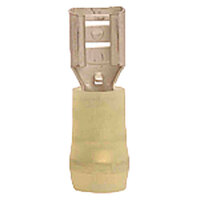 12-10 AWG NYLON PARTIAL INSULATED FEMALE QUICK CONNECT .250 TAB WIDTH PACK/25