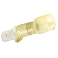 12-10 AWG CRIMP SOLDER SEAL PARTIAL INSULATED MALE QUICK CONNECT .250 TAB WIDTH PACK/25