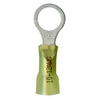 12-10 AWG HEAT SHRINK CRIMP AND SEAL RING CONNECTOR WITH 1/4" STUD