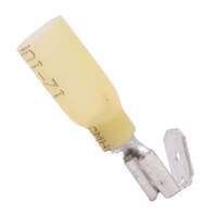 12-10 AWG HEAT SHRINK CRIMP AND SEAL PARTIAL INSULATED PIGGYBACK CONNECTOR .250 TAB WIDTH