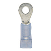 16-14 AWG NYLON INSULATED RING CONNECTOR WITH #10 STUD (PACK OF 100)