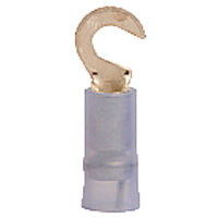 16-14 AWG 3-PIECE WITH SLEEVE NYLON INSULATED HOOK CONNECTOR WITH #10 STUD