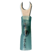 16-14 AWG ELECTRO LINK SOLDER SEAL SPADE CONNECTOR WITH #10 STUD 25/PACK