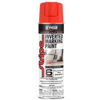 FLUORESCENT RED STRIPE 6-SERIES INVERTED GROUND MARKING PAINT 20OZ CAN 170Z FILL
