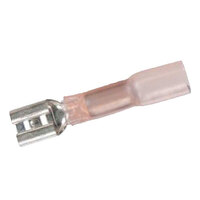 22-18 AWG CRIMP SOLDER SEAL PARTIAL INSULATED FEMALE QUICK CONNECT .250 TAB WIDTH PACK/25