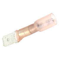 22-18 AWG CRIMP SOLDER SEAL PARTIAL INSULATED MALE QUICK CONNECT .250 TAB WIDTH PACKS OF 25