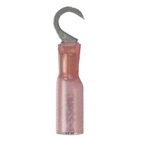 22-18 AWG HEAT SHRINK CRIMP AND SEAL HOOK CONNECTOR WITH #10 STUD