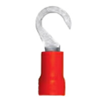 22-18 AWG NYLON INSULATED HOOK CONNECTOR WITH #10 STUD