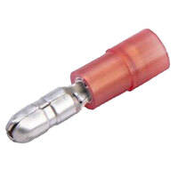22-18 AWG NYLON PARTIAL INSULATED MALE BULLET CONNECTOR .157 WIDTH 25/PACK