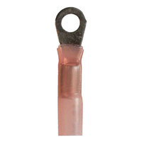 22-18 AWG HEAT SHRINK CRIMP AND SEAL RING CONNECTOR WITH #10 STUD PACK/25