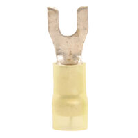 24-20 AWG 3-PIECE WITH SLEEVE NYLON INSULATED SPADE CONNECTOR WITH #10 STUD