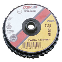 2 X 60 GRIT QUICK CHANGE FLAP DISC TYPE R ARBOR ZIRCONIA TYPE 27