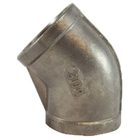 1/4 304 STAINLESS STEEL PIPE 45 DEGREE ELBOW