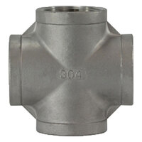 3/4 304 STAINLESS STEEL PIPE CROSS