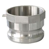 1 1/4 316 STAINLESS STEEL CAM AND GROOVE CAMLOCK MALE ADAPTER X FEMALE NPT TYPE A