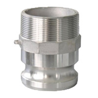 1 1/4 316 STAINLESS STEEL CAM AND GROOVE CAMLOCK MALE ADAPTER X MALE NPT TYPE F