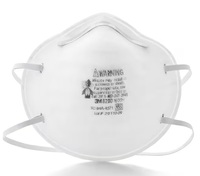3M 8200 N95 DISPOSABLE WHITE PARTICULATE RESPIRATOR