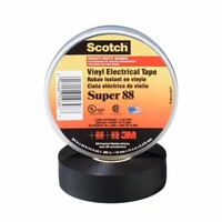 3M SCOTCH 88-SUPER BLACK INSULATING TAPE - 3/4 IN X 66 FT - 0.75 IN WIDE - 8.5 MIL THICK