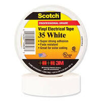 3M SCOTCH VINYL ELECTRICAL WHITE COLOR CODING TAPES 35