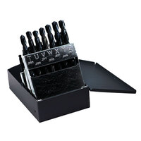 26 PIECE HSS BLACK OXIDE 135 DEGREE SPLIT POINT HEAVY DUTY JOBBER LENGTH LETTER DRILL BIT INDEX