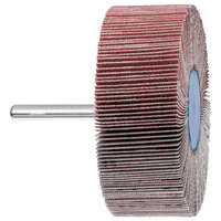 3 X 1 X 120 GRIT MOUNTED FLAP WHEEL 1/4 SHANK ALUMINUM OXIDE A