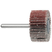 1 1/2 X 1 X 60 GRIT MOUNTED FLAP WHEEL 1/4 SHANK ALUMINUM OXIDE A