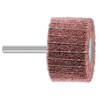 2 X 1 X 180 GRIT POLINOX MOUNTED FLAP WHEEL INTERLEAVED CONSTRUCTION 1/4 SHANK ALUMINUM OXIDE