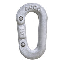 1/2 GALVANIZED PEAR SHAPED CONNECTING LINK (MISSING LINK) 3300# WLL