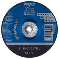 7 X 1/4 GRINDING WHEEL 5/8-11 ARBOR SG STEEL DEPRESSED CENTER TYPE 27