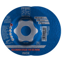 4 1/2 CC-GRIND GRINDING DISC 7/8 ARBOR SOLID SG INOX DEPRESSED CENTER