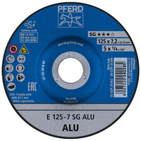 5 X 1/4 GRINDING WHEEL 7/8 ARBOR SG ALU DEPRESSED CENTER TYPE 27