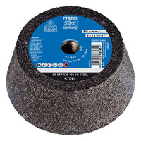 5 X 3 3/4 CUP WHEEL 5/8-11 ARBOR SG STEEL ALUMINUM OXIDE T11