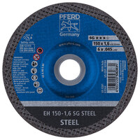 6 X .045 CUTOFF WHEEL 7/8 ARBOR SG STEEL DEPRESSED CENTER TYPE 27