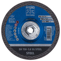 6" X .045 CUTOFF WHEEL 5/8-11 SG STEEL, T27, ALUMINUM OXIDE