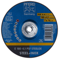 7 X 1/8 GRINDING WHEEL 5/8-11 ARBOR PSF STEELOX DEPRESSED CENTER TYPE 27